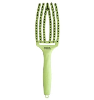 OLIVIA GARDEN FINGER BOAR & NYLON GREEN PISTACHO