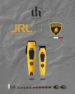 LAMBORGHINI BARBER KIT AMARILLO CORTE Y PATILLERA